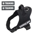 Bulldog Corgi Chihuahua Chest Harness for Service Dogs Custom Patches Soft Mesh Padded Dog Training Vest for Small and Large Dog